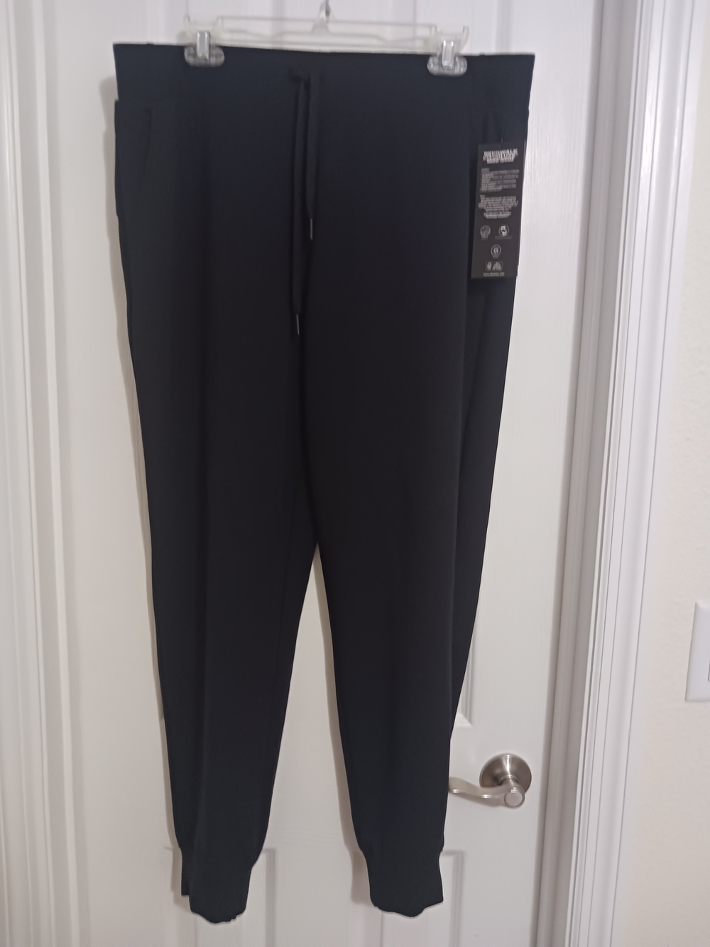 Skechers Women's Black Drawstring Jogger Pants XL NWT